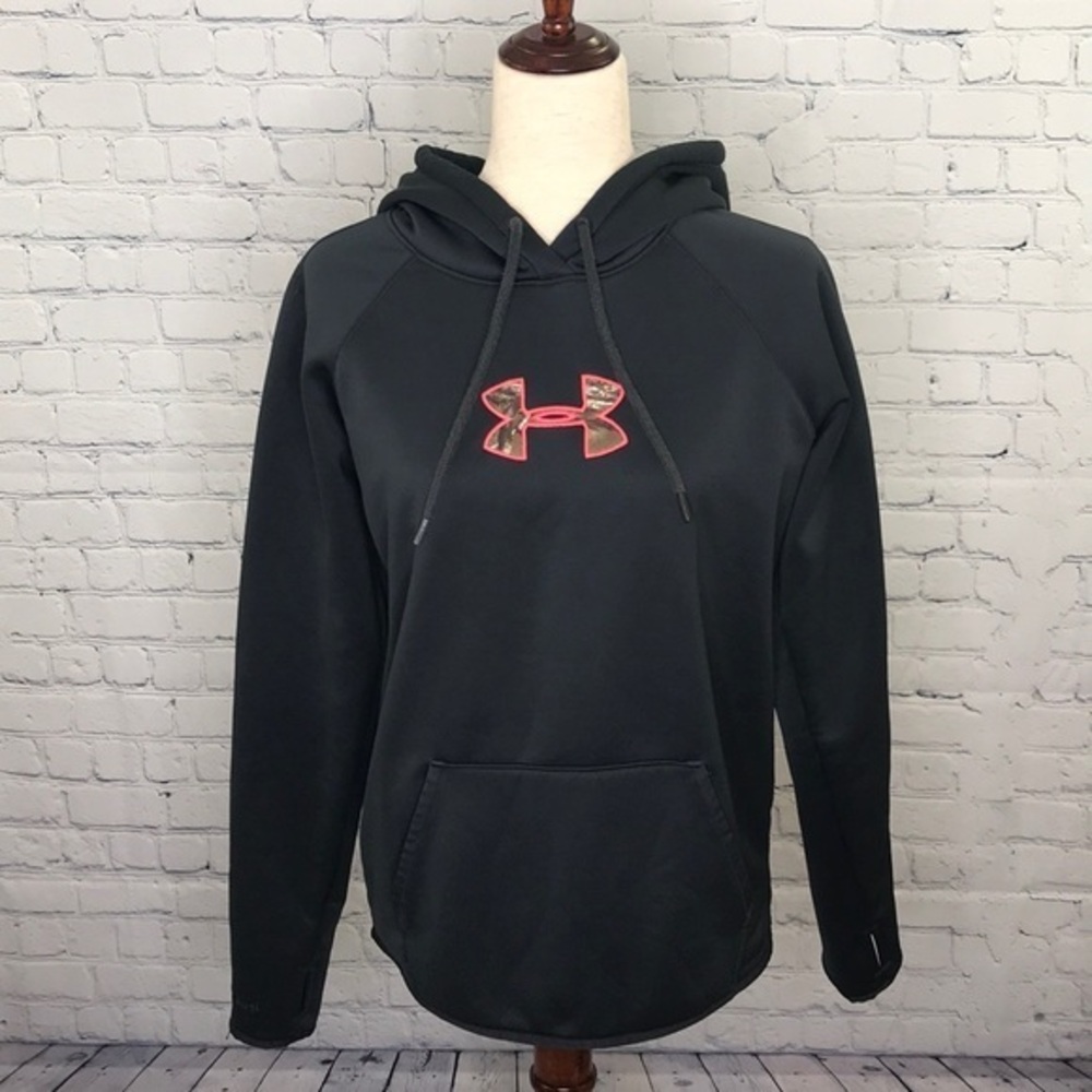 UNDER ARMOUR Women’s Camo UA Logo Hoodie sz M